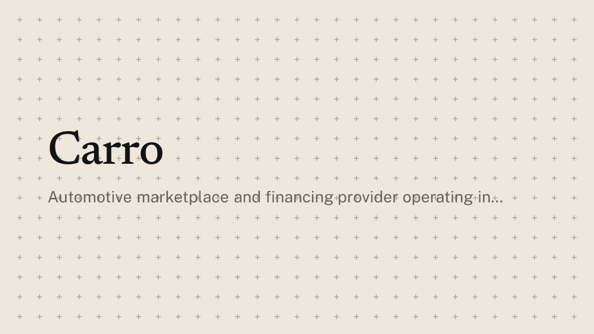 Illustration for: Carro launches $350M asset-backed securitisation facility in Singapore