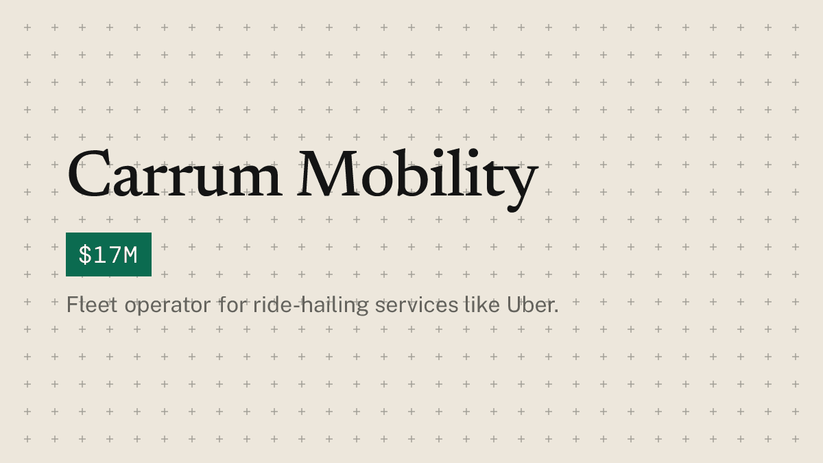 Illustration for: Carrum Mobility secures $17M from Uber to expand fleet operations