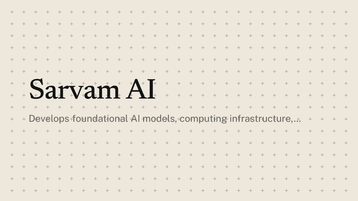 Illustration for: Sarvam AI in talks to raise $300M at up to $4B valuation