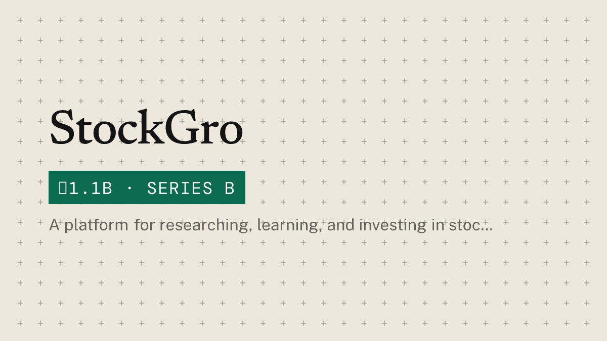Illustration for: StockGro raises ₹110 crore in Series B as it eyes public market