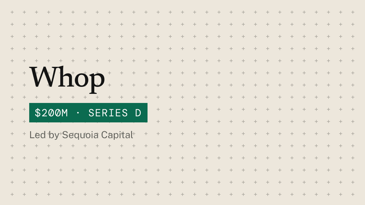 Illustration for: Whop raises $200M led by Sequoia and Shopify Ventures
